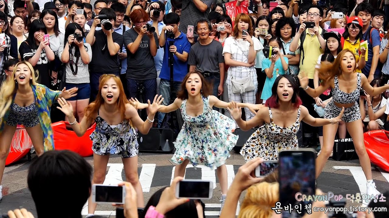 140807 레이디스 코드(LADIES' CODE) 명동 게릴라 직캠 by 욘바인첼