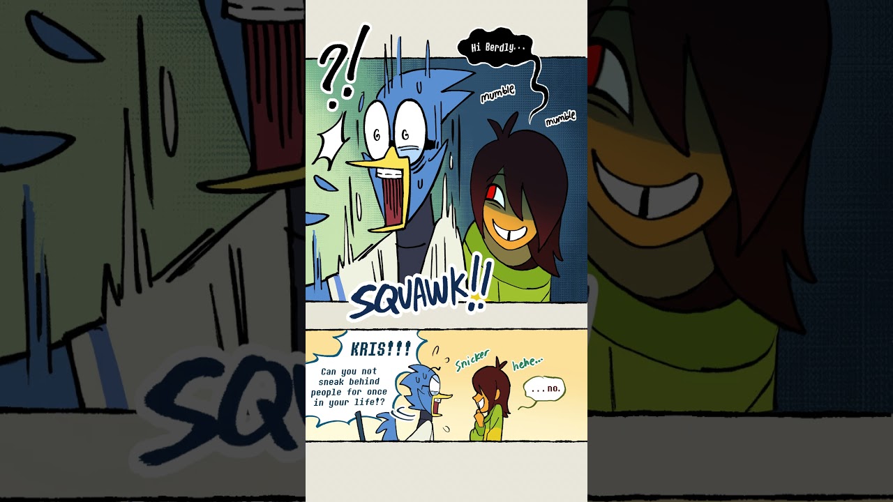 Berdly's "Research" (Deltarune Comic Dub)