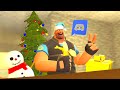 Team fortress 2 heavys reaction to the discord memes 2  christmas update garrys mod animation