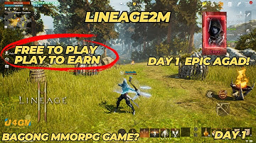 Lineage2M |  New MMORPG, Free to Play , Play to Earn? ( Tagalog )