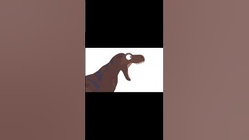 old Trex VS old spinosaurus roar comparison..☠️ #dinosaur #sticknodes