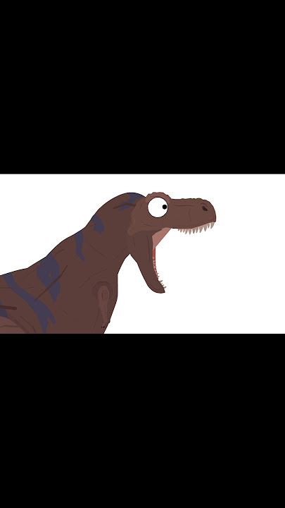 old Trex VS old spinosaurus roar comparison..☠️ #dinosaur #sticknodes