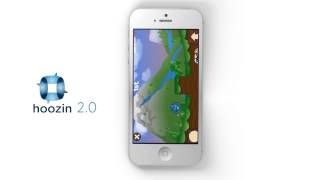 HOOZIN CHAT AND GAMING MOBILE APP- MOCK UP IOS7 screenshot 4