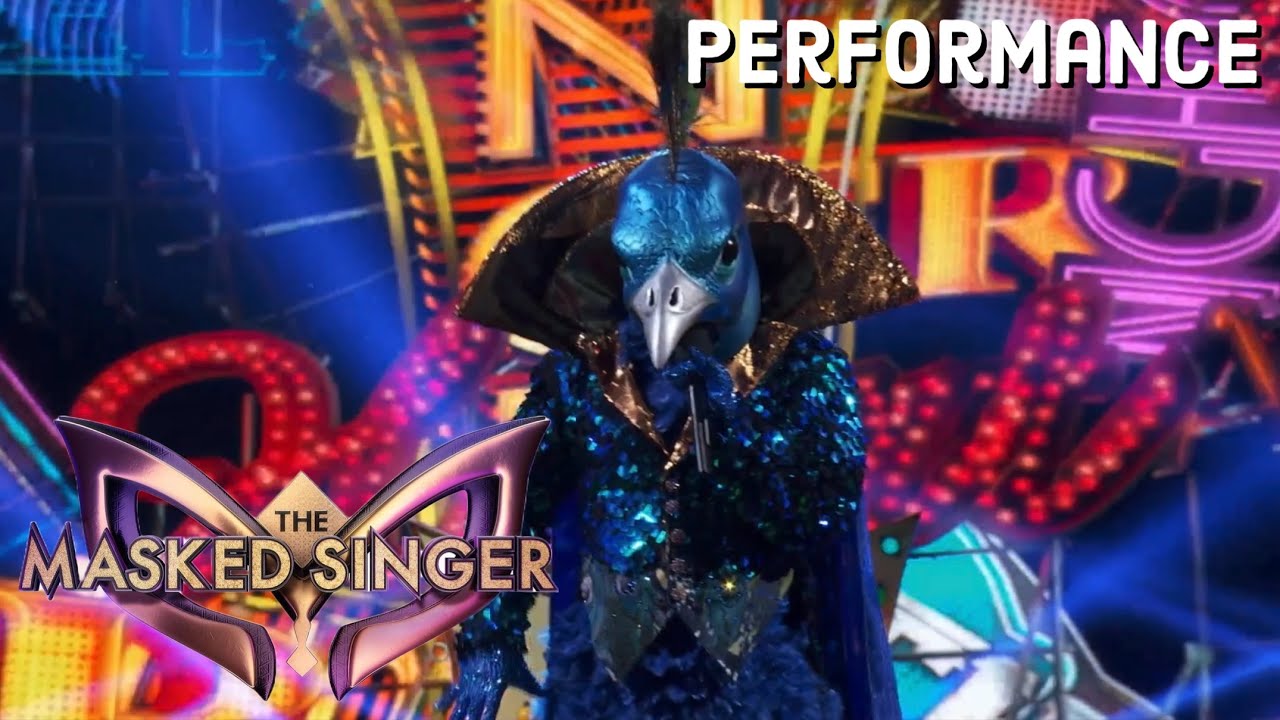 Peacock sings “I Can’t Feel My Face” by The Weekend | THE MASKED SINGER
