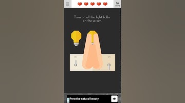 Tricky Test 2 level 19 Turn on all the light bulbs on the screen Walk-through
