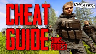 How to use Best CHEATS in Sons of the Forest - No Mods