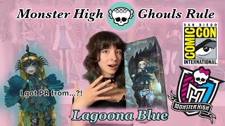MONSTER HIGH 2026 SDCC GHOULS RULE LAGOONA BLUE UNBOXING | Honest doll review💗