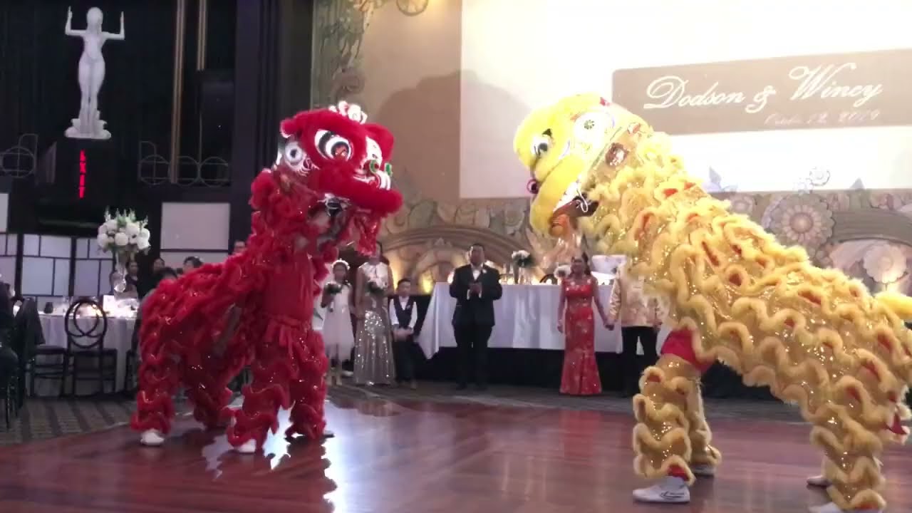 Surprise Drummer   Lion Dance   2019 Wedding   Chung's Arts Academy   Toronto, Ontario, Canada