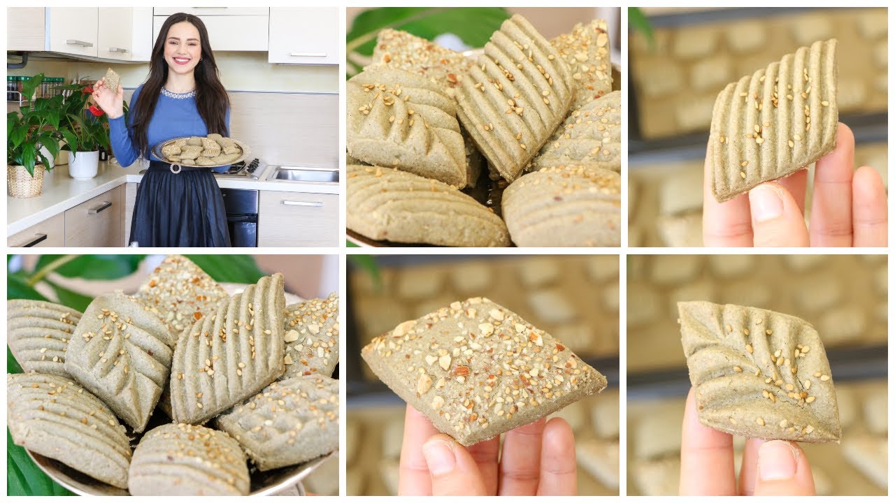 حلو العيد🌙غريبة الدرع التونسية باللوز والجلجلان بدون ماكينة ولا تعقيدات مع أسرار نجاحها باش ماتشققش😍