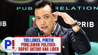 Trillanes, pinitik PinkLawan Politiko: Dapat aktibo ang lider