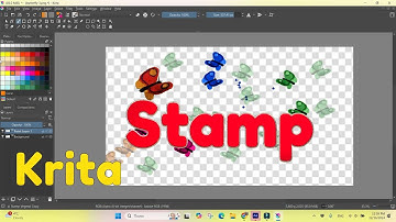 Krita | How To Create The Stamp Brush In Krita | Let`s Do Tech | Krita Tutorials | Graphic