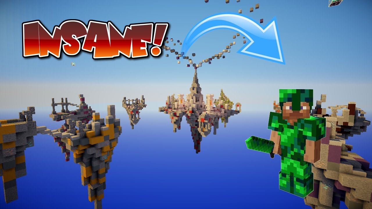 Minecraft INSANE Solo SKYWARS!!!