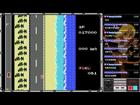 【RemyLin】[NES] Road Fighter, Level 1 Finished.