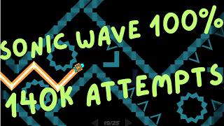 Sonic Wave 100% - 140k attempts