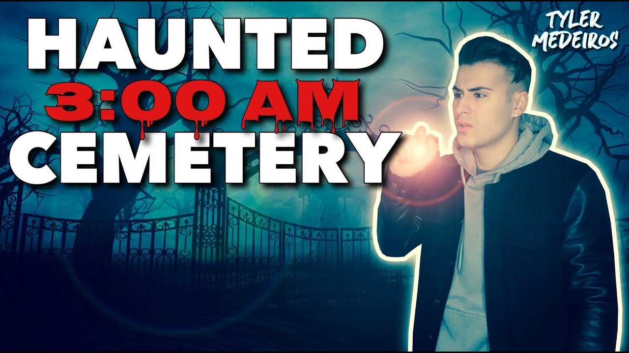 3AM Challenge In a Haunted Cemetery!!! - **REAL**