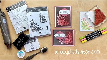 SAB Spotlight Day 4: Corner Bouquet Emboss Resist