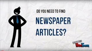 Finding newspaper articles