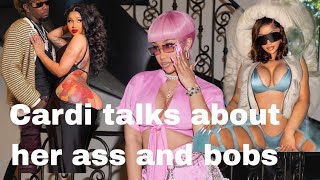 Cardi B talks about her bobs size and ass size/and goes for audition