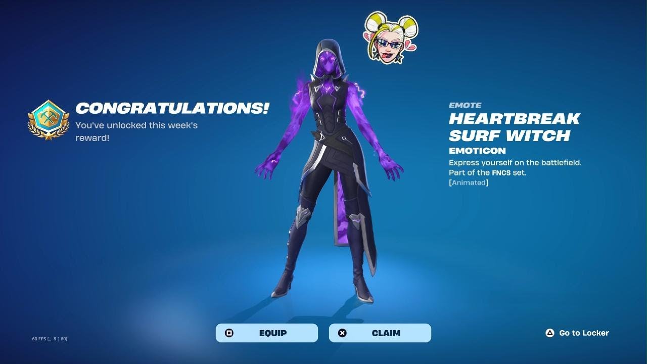 Champion Surf Witch FNCS Cup Reward