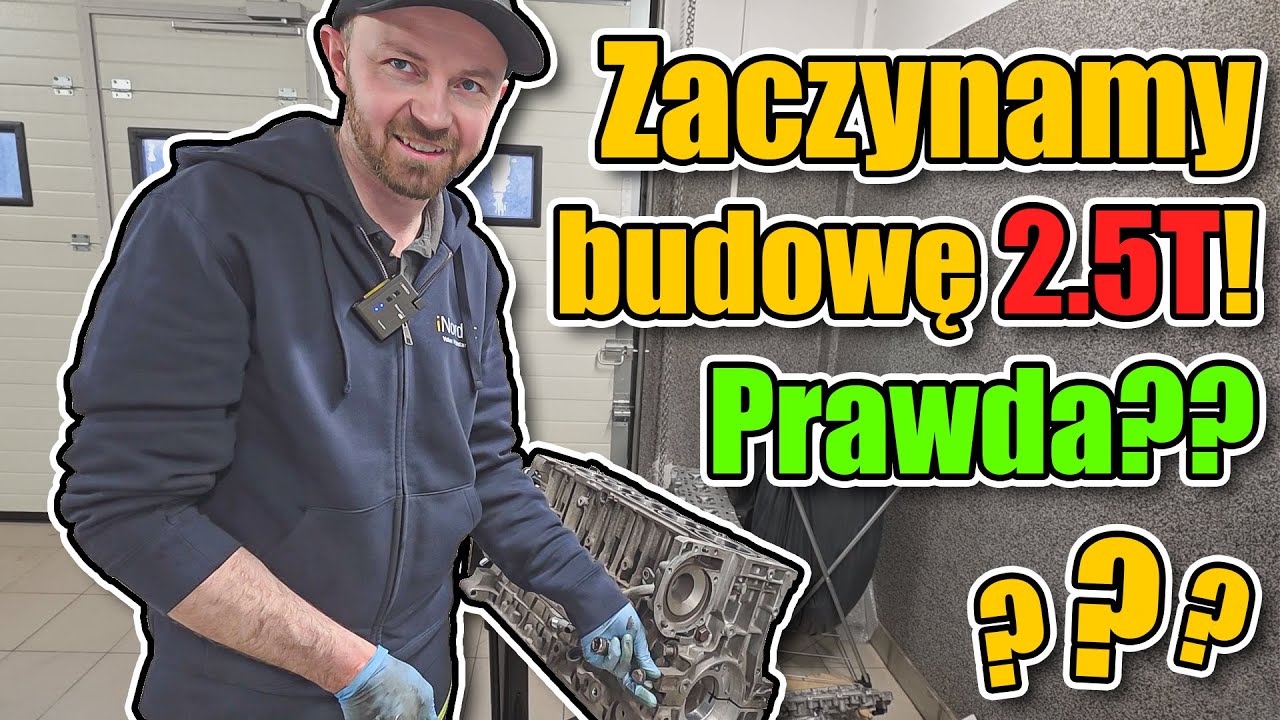 Chłopaki z Warsztatów 2 - Zaczynamy budowę silnika Volvo V50 2.5T! Prawda?