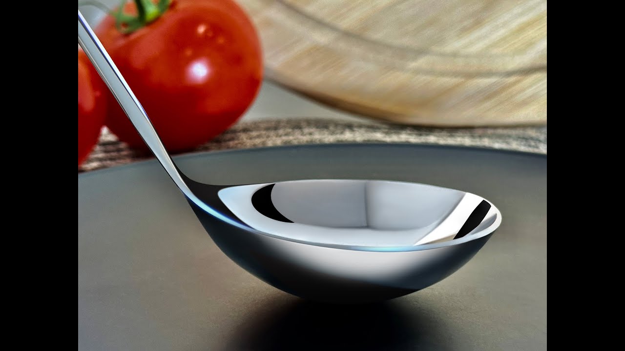 Soup serving Ladle/Spoon (9.6 Inches) SUS 304 Stainless Steel Long Handle, Deep Bowl, Large Serving.