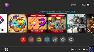 Arcade Archives FINAL STAR FORCE Nintendo Switch cheats codes(by ネオ•グランゾン) screenshot 2