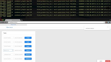 eosio dapp with eosjs