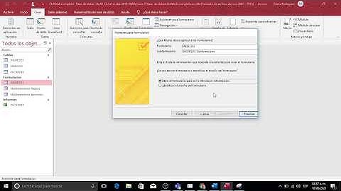 Access Crear formulario con subformulario