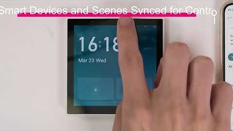 EU Wifi Zigbee Tuya Life Smart Home  Control Panel Touch Screen 4-inch HD LCD In-wall Smart Switch