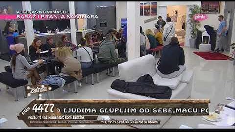 Zadruga - Vojke čita pismo ko je najveći manipulator - 10.02.2018.