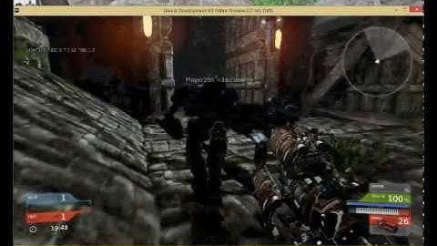 Simple level made in UDK (using various tutorials)