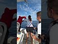 Double Trouble at 300 Feet! 🎣🔥#Tangled #TunaTime #LiveBait #OffshoreLife #BlackfinTuna