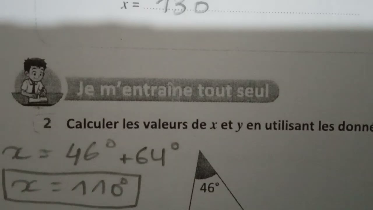 درس جديد الدورة الثانية  الثاني اعدادي  math : tâche 6