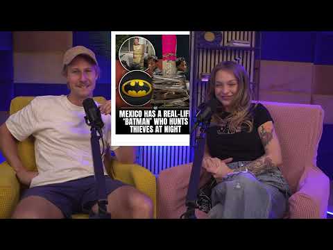 A mexikói Batman robogó tolvajokat kötöz az oszlopokhoz //Viral Shit Show//