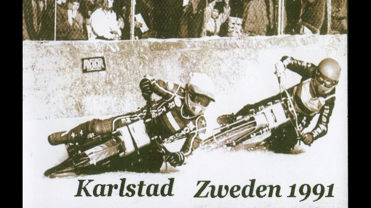 IJsspeedway Karlstad 1991 WK - halve FINALE  Zweden