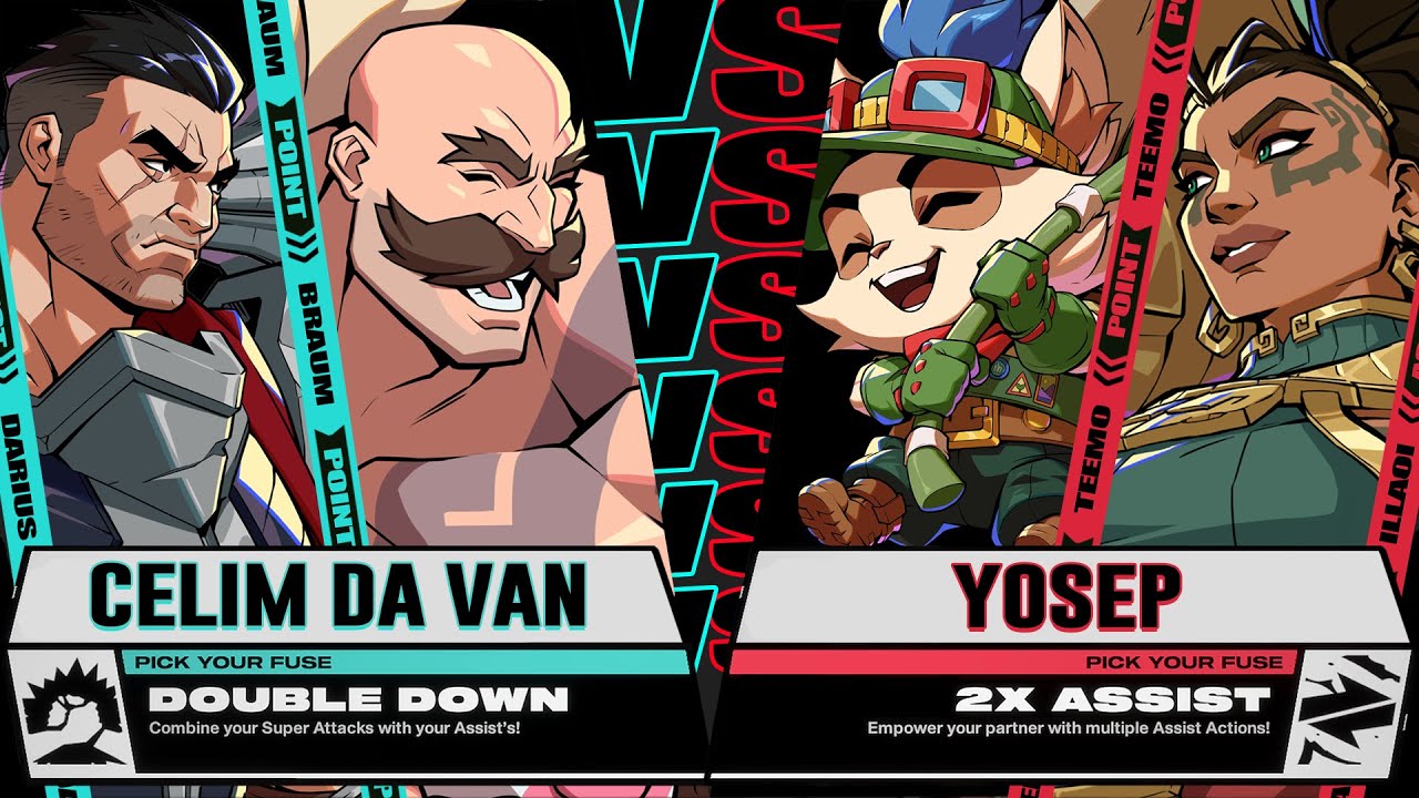 CelimDaVan (Braum / Darius) vs Yosep (Teemo / Illaoi) - 2XKO