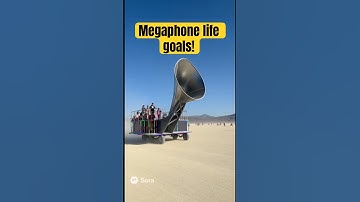 Burning Man Megaphone - not real (if only!) #burningman