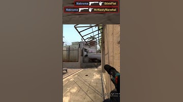 CSGO MIRAGE CT 1V5 EZPZ #shorts #csgo #live #youtube