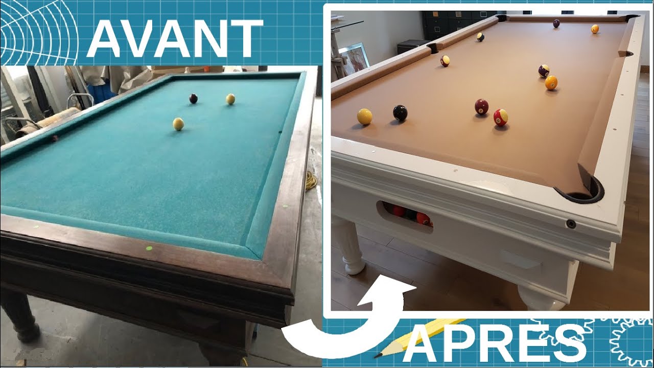 tuto DIY transformer un billard français en mixte américain/français — free download