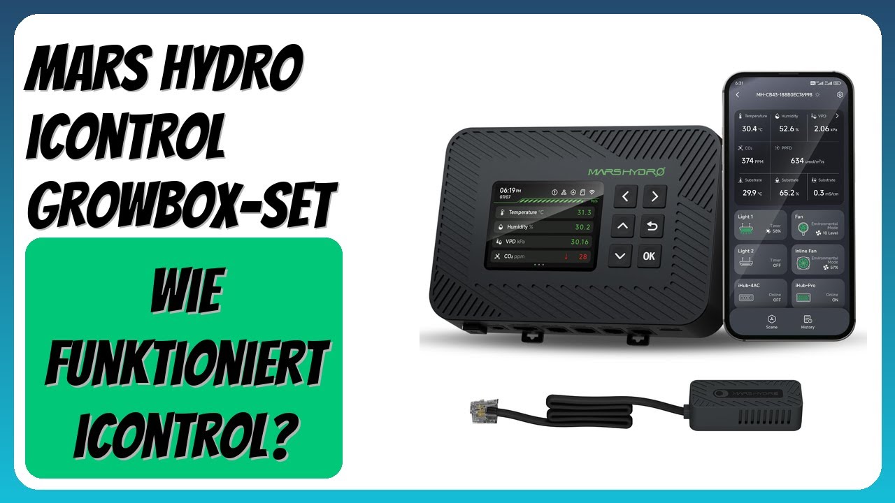 BEWERTUNG (2025): MARS HYDRO iControl Growbox-Set. Infos