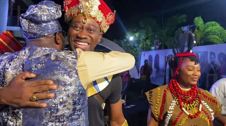 Lateef Adedimeji and Mo Bimpe On Show off For Jagun Jagun Premiere Movies Show