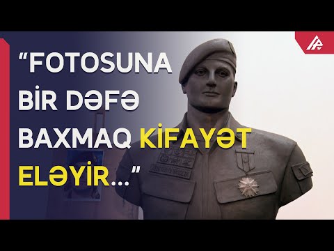 Vətən müharibəsi qəhrəmanı Elyar Vəliyevin büstü hazırlandı - APA TV