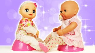 🚽👶 Nuevos Orinales de Baby Alive y Baby Born - Aventuras de la Bebé Annabelle en Español 🌸