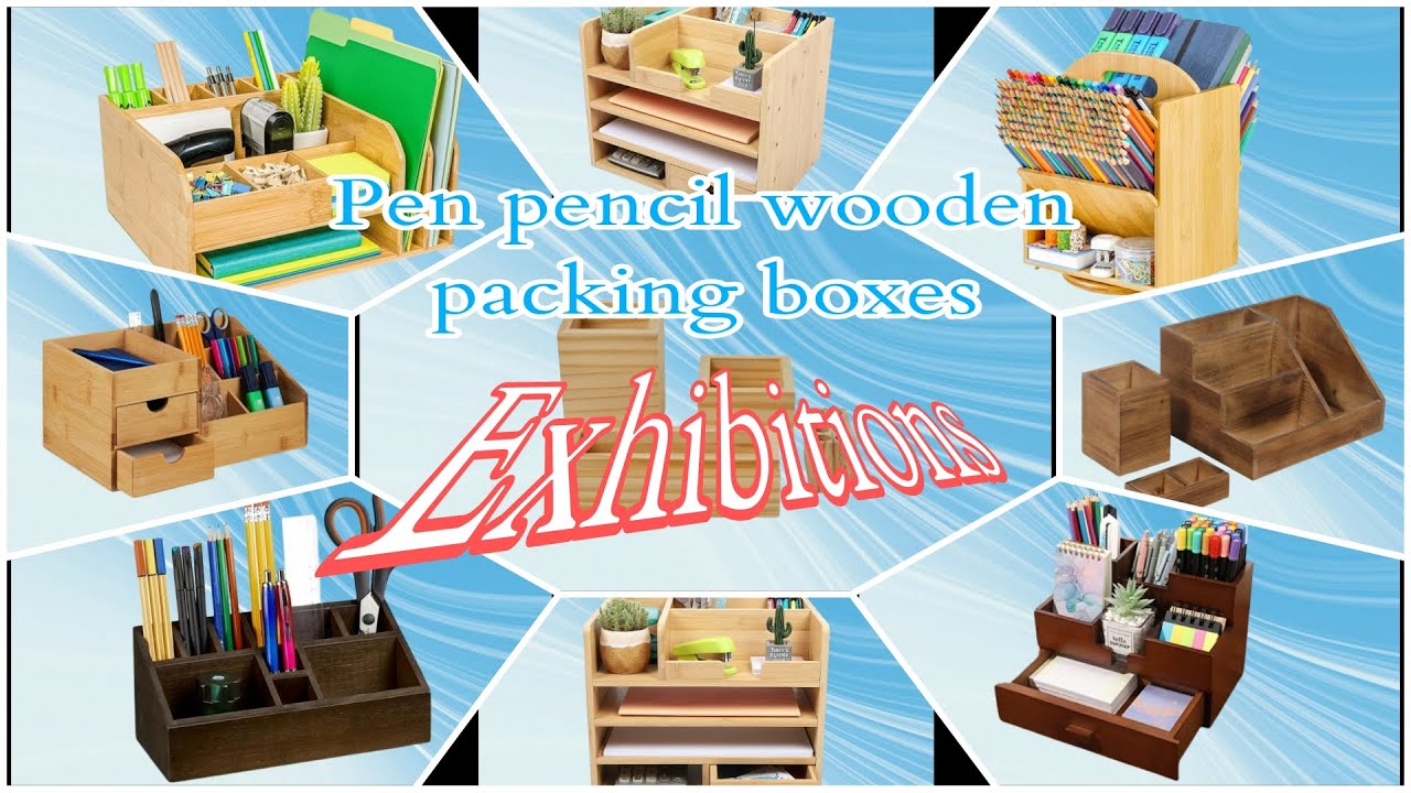 pen and pencil wooden packaging boxes 🚪🪑🔨🛏