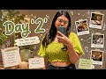 Small Habits, Big Changes | Day 2 🌱#RoutineVlog #StudyWithMe #WeightLossJourney #viralvlog #Glow#fyp