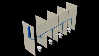 The collective installation of The hydropneumatic Flushing System