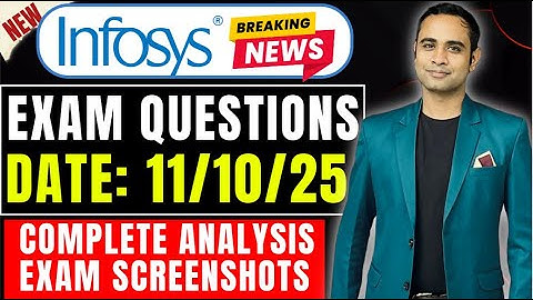 Infosys 2025 Exam Analysis and Questions Solution | Infosys Asked Questions | Laptop, ID Card, Paper