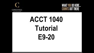 E9 20 Pearson ACCT1040