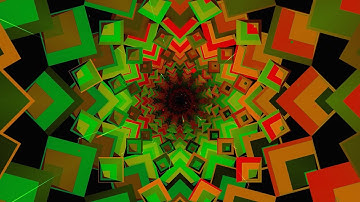 Abstract Color Vj Loop Tunnel | No Copyright Background Video | No Copyright Stock Video