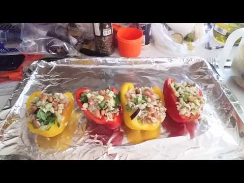 Cooking with Amanda - Plant-Based Stuffed Bell Peppers